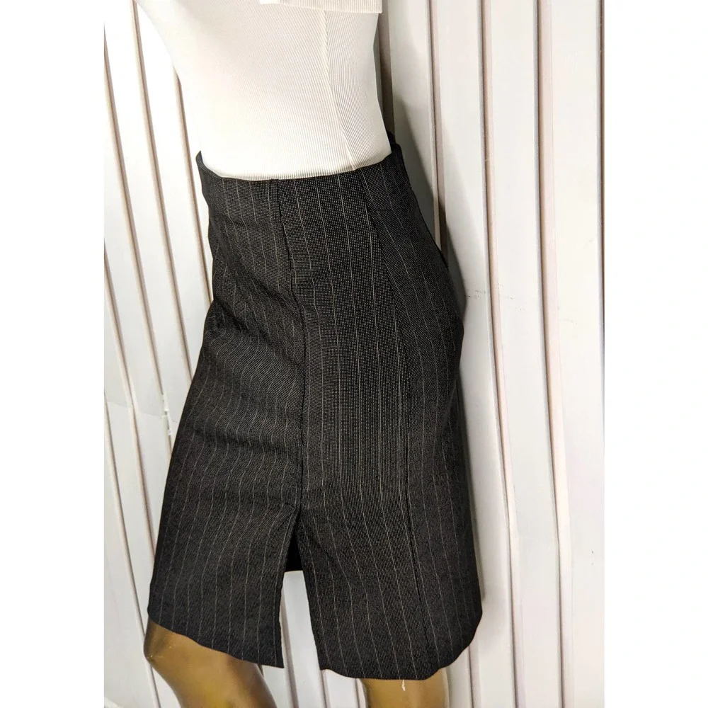 Womens Wildlife Sportswear Pencil Tube Skirt Black Print Professional Y2K Size 8 - Picture 9 of 11